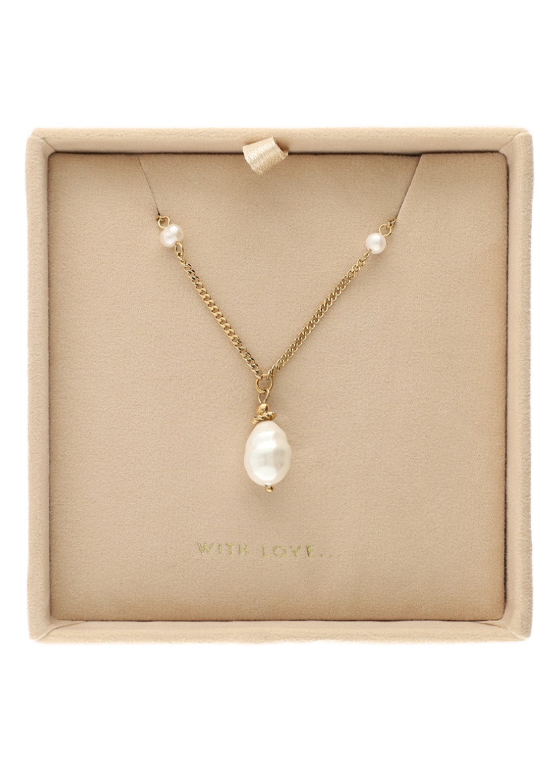 My Jewellery Ketting met imitatieparels - detail 5 goud