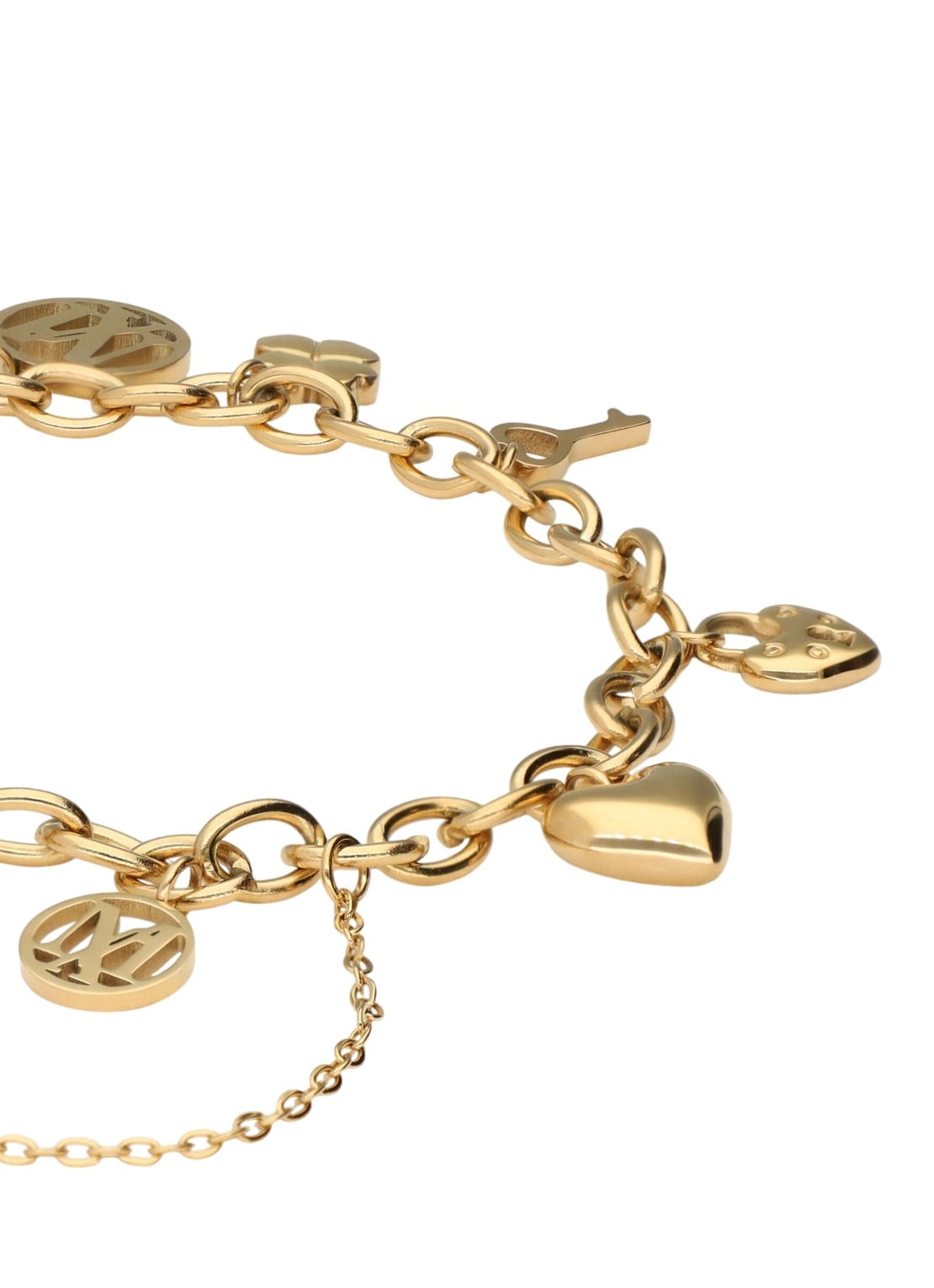 My Jewellery Love life bedelarmband  - achterkant 2 goud