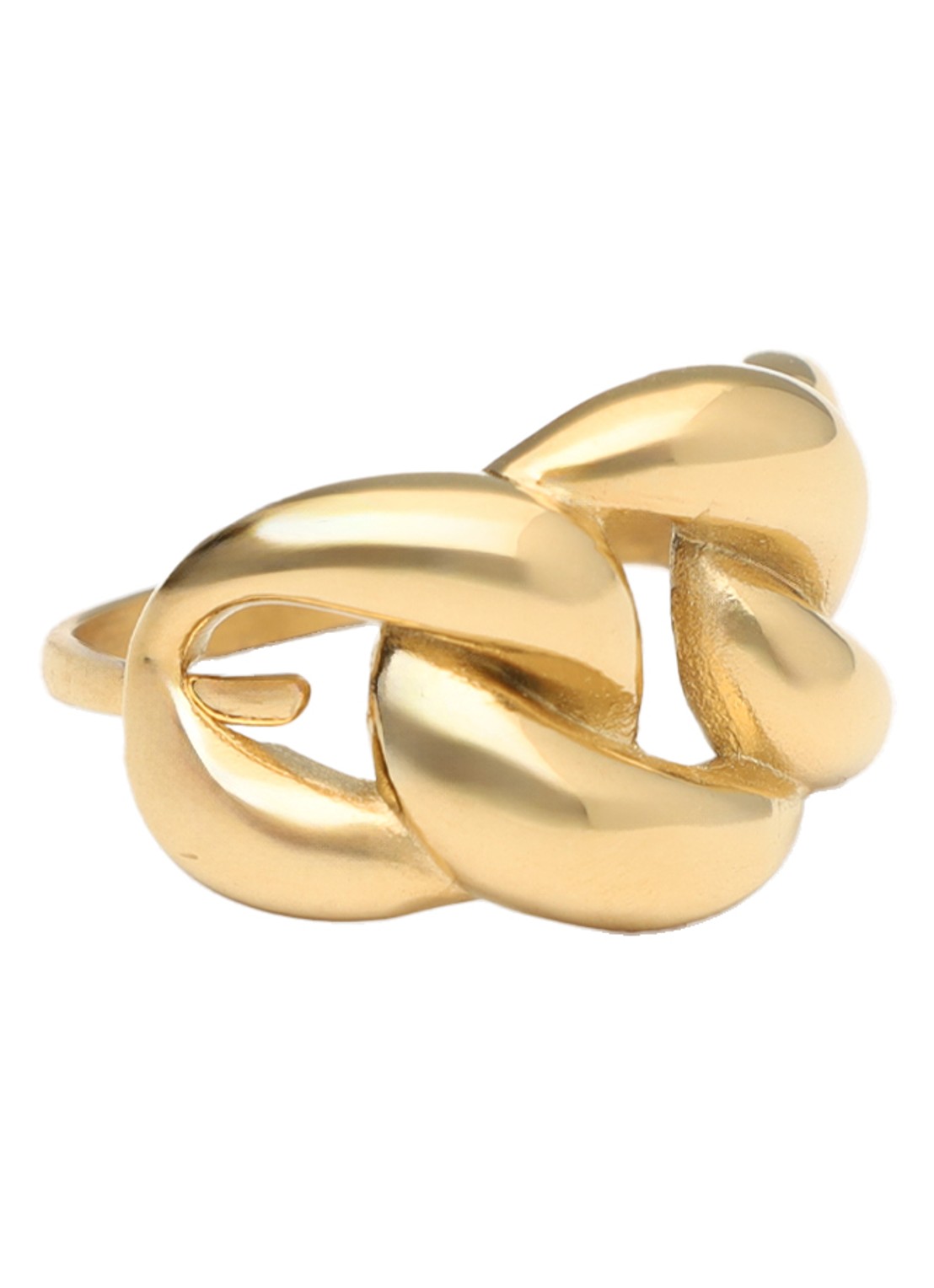 My Jewellery Twisted ring - achterkant goud