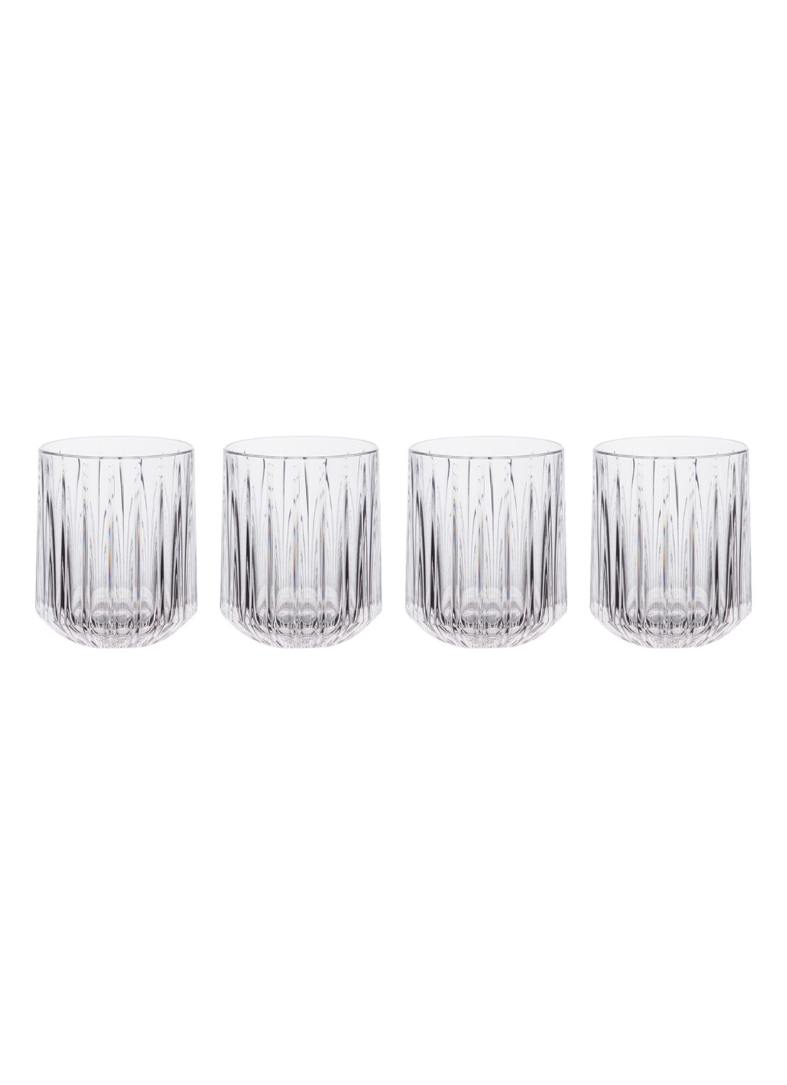 Nachtmann Jules drinkglas 30,5 cl set van 4 - voorkant transparant
