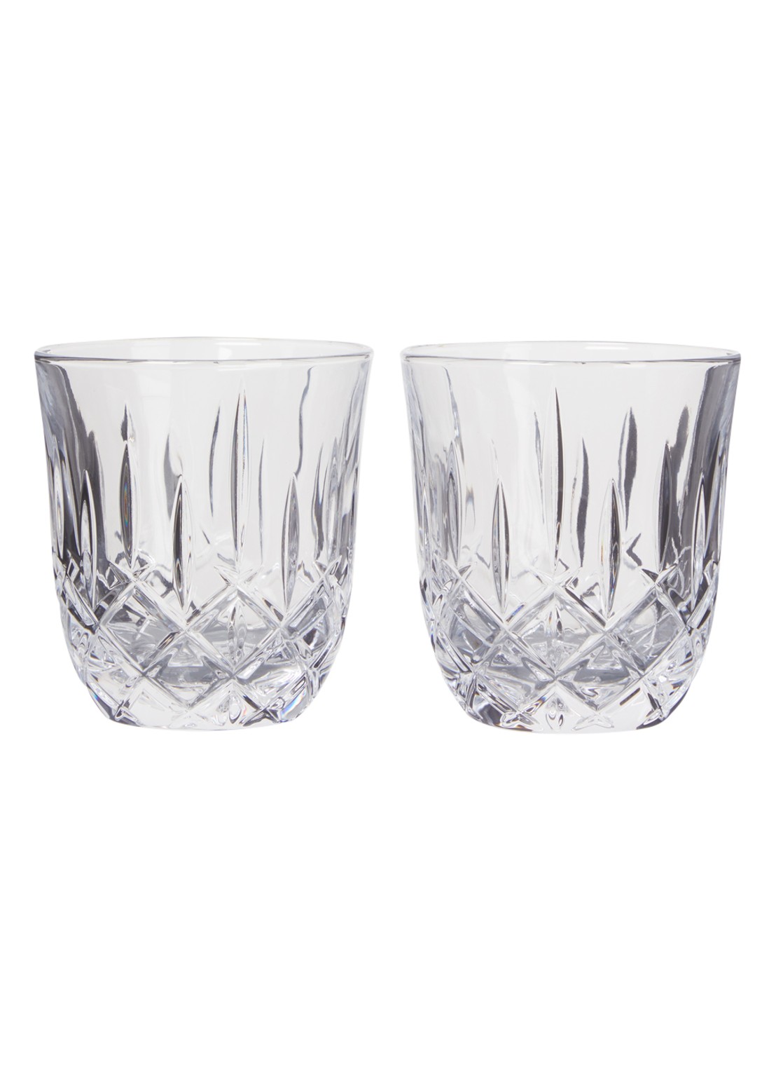 Nachtmann Noblesse cappuccinoglas 23 cl set van 2 - voorkant transparant