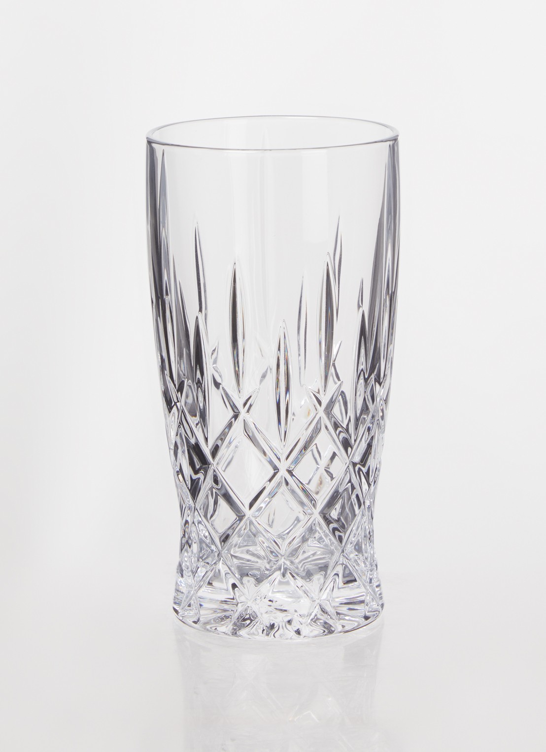 Nachtmann Noblesse latte macchiato glas 35 cl set van 2 - voorkant 2 transparant