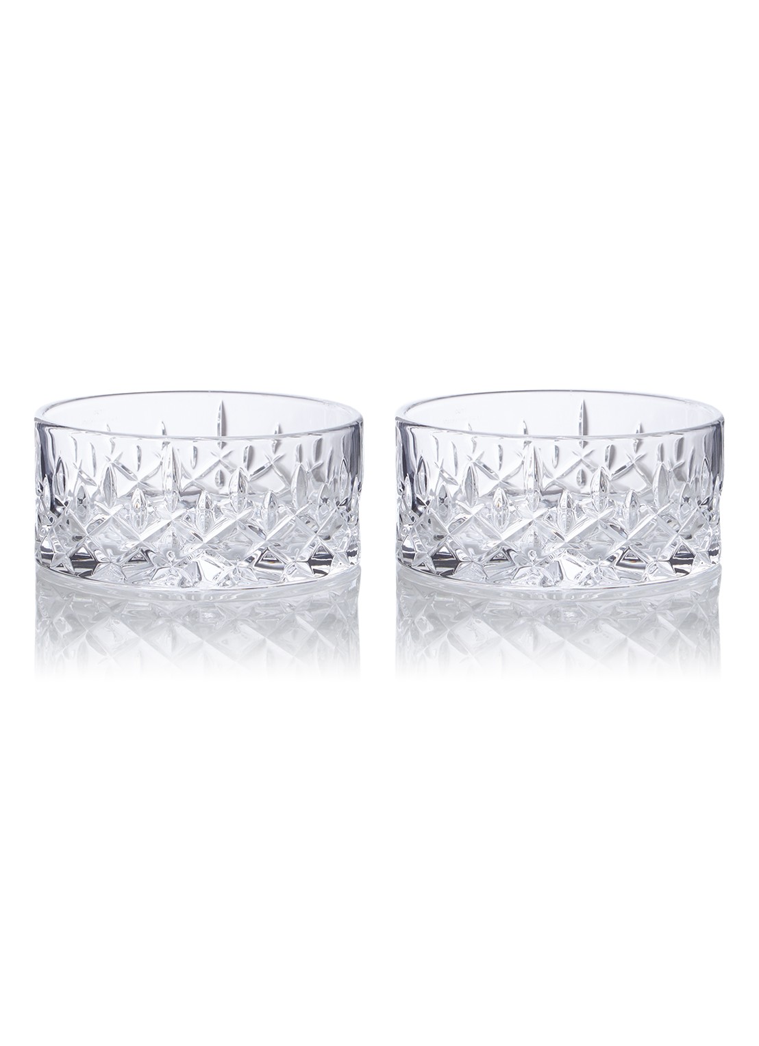 Nachtmann Noblesse partyschaal 11 cm set van 2 - voorkant 2 transparant