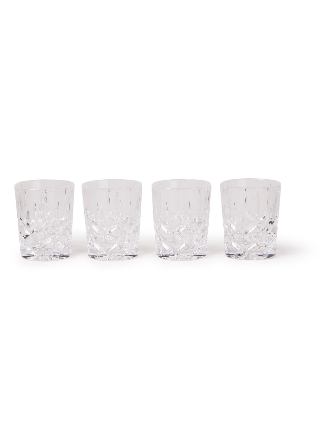 Nachtmann Noblesse shotglas set van 4 - voorkant transparant