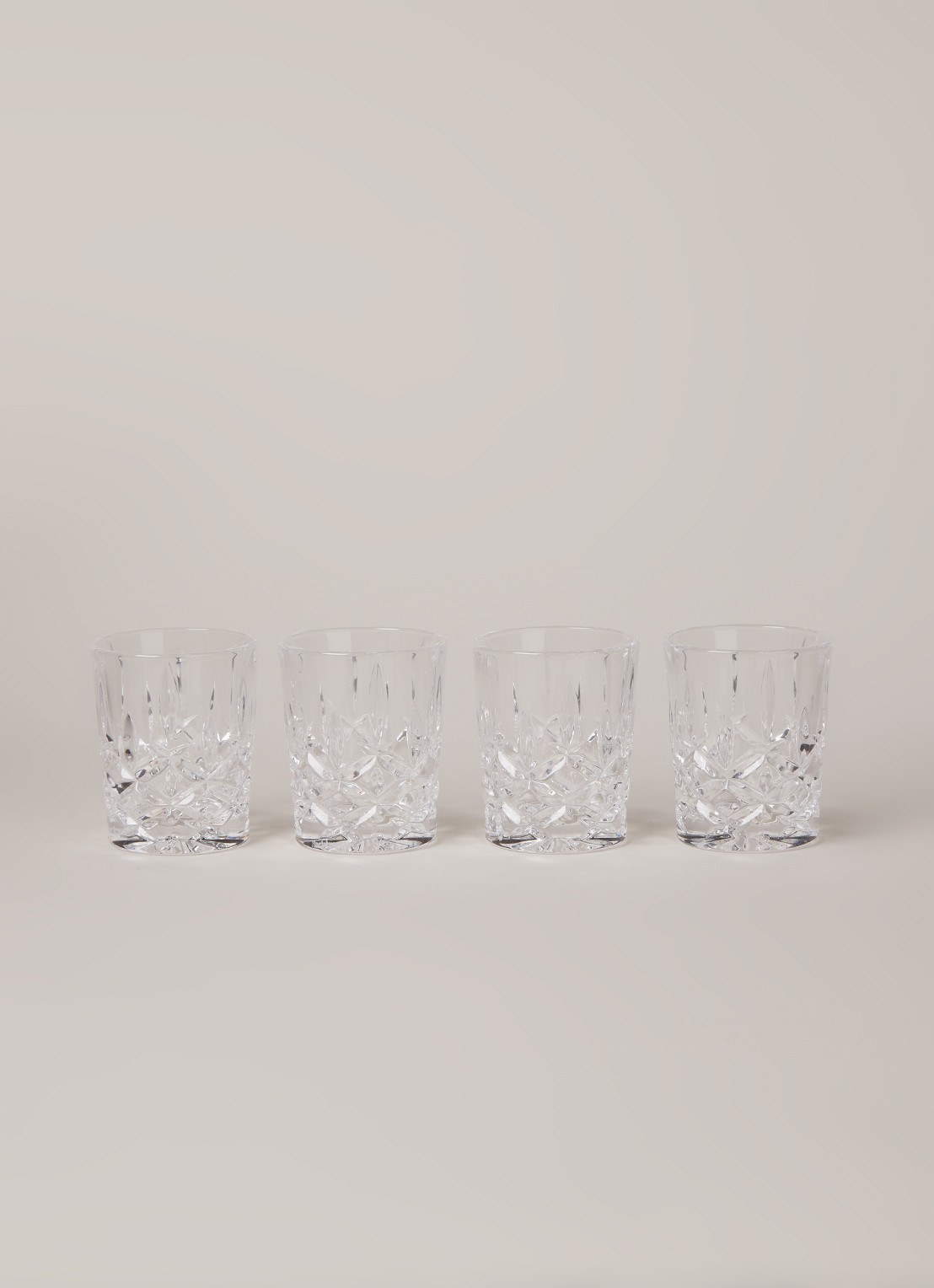 Nachtmann Noblesse shotglas set van 4 - voorkant 2 transparant