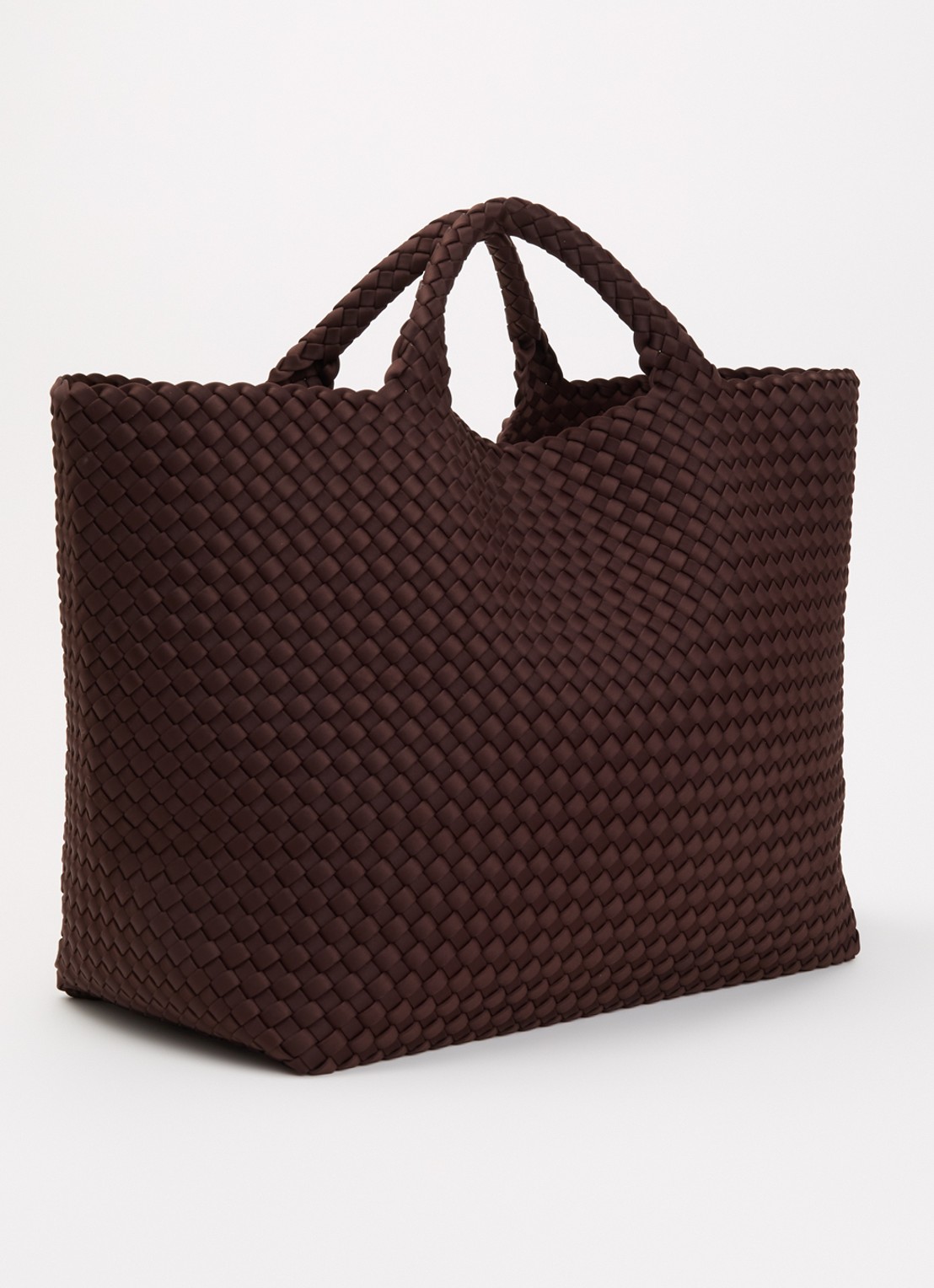 Naghedi St. Barths Large shopper met uitneembaar etui - achterkant 5 chocoladebruin