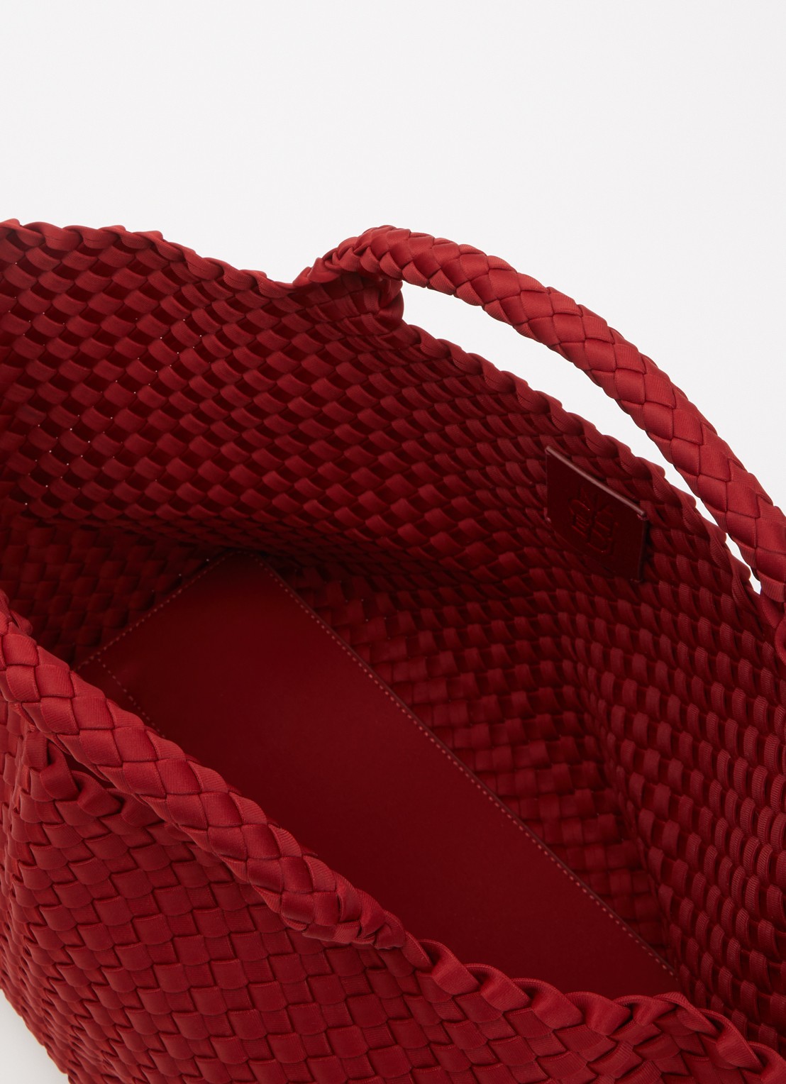Naghedi St Barths Medium shopper met uitneembaar etui - detail donkerrood