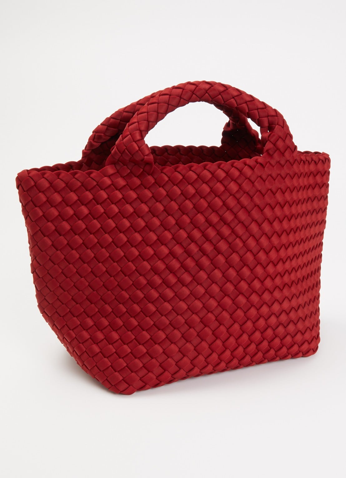 Naghedi St Barths Small shopper met uitneembaar etui - achterkant donkerrood