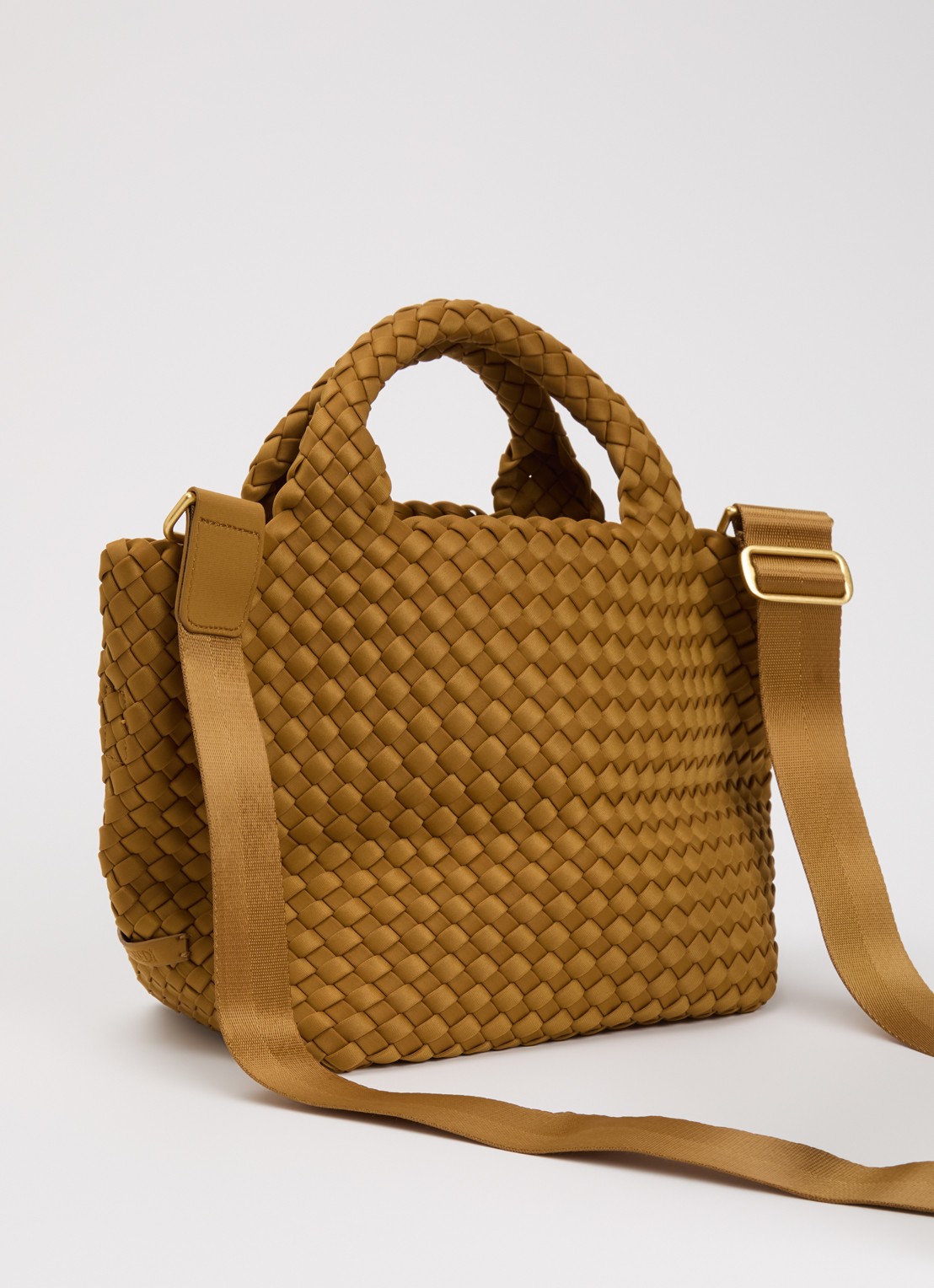 Naghedi St Barths Small shopper met uitneembaar etui - achterkant 5 okergeel