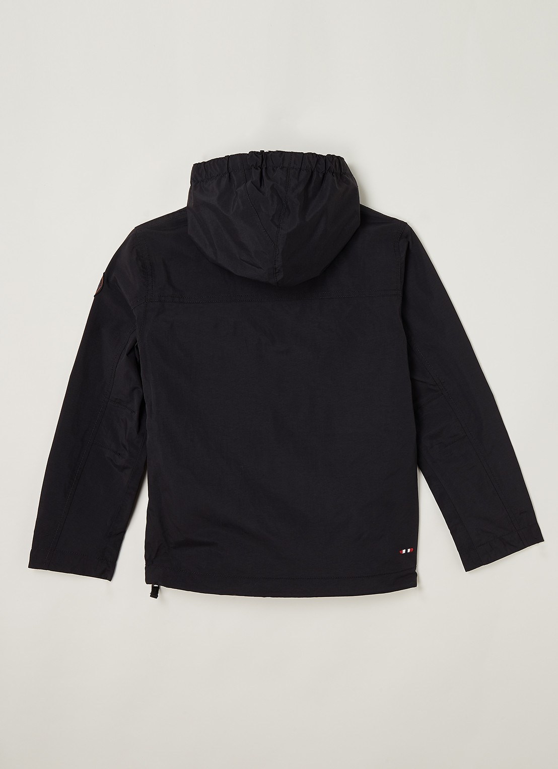 Napapijri Rainforest anorak met klepzak en waterafstotende coating  - achterkant zwart
