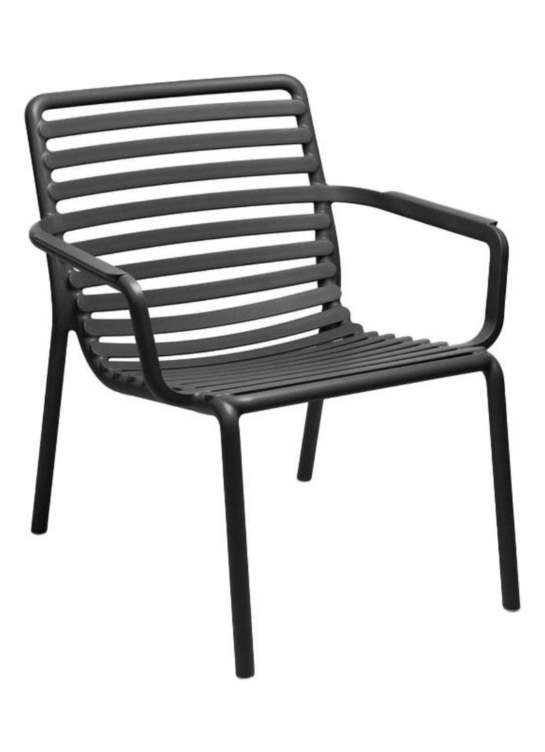 Nardi Doga Relax fauteuil  - voorkant antraciet