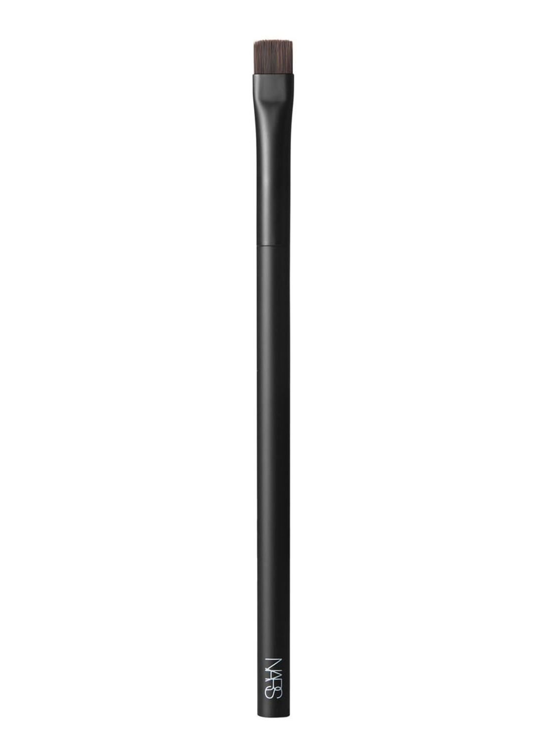 NARS #26 Push Eyeliner Brush - platte eyeliner kwast - voorkant zwart