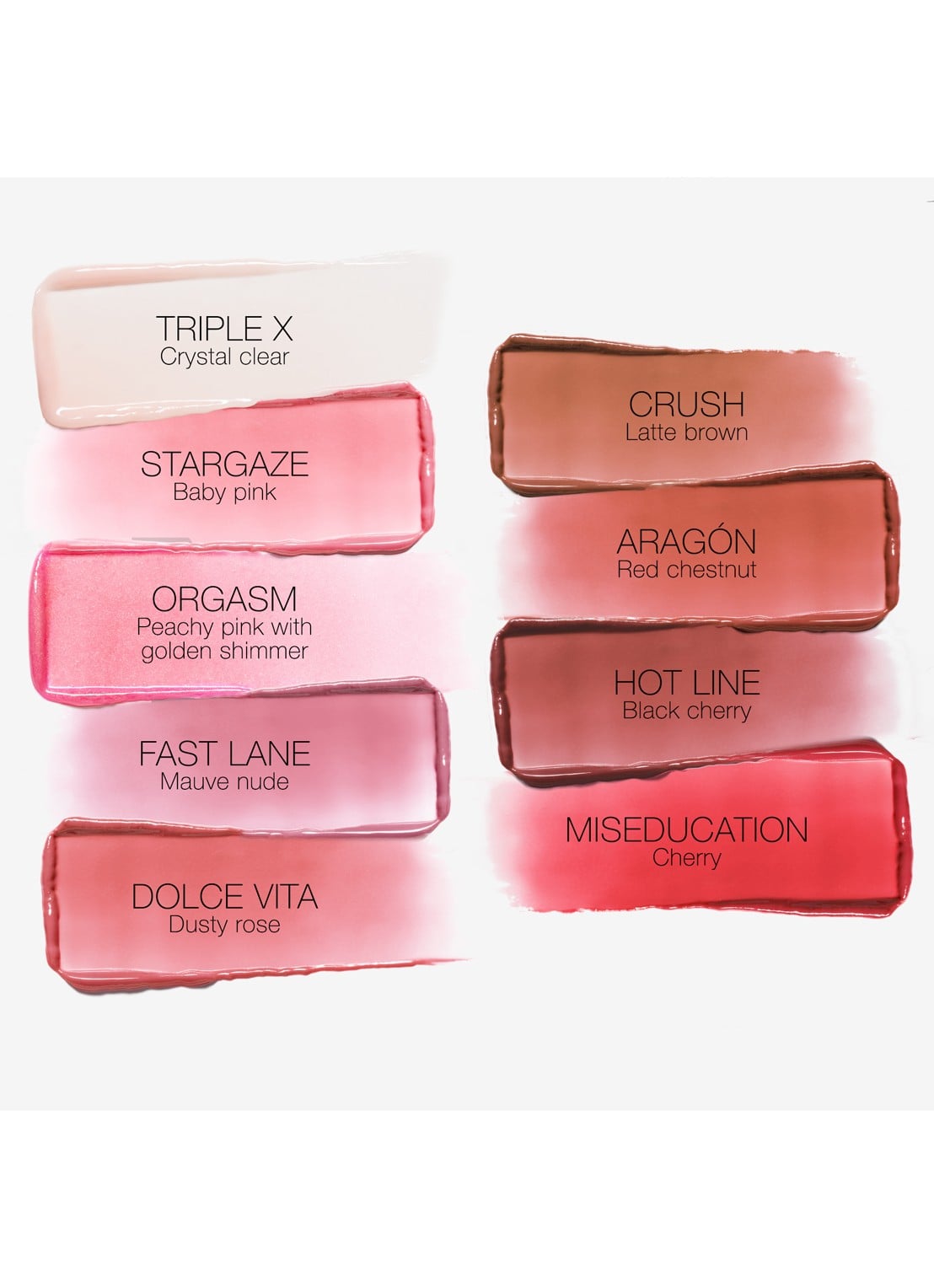 NARS Afterglow Lip Balm - getinte lipbalsem - detail 8 232 - crush