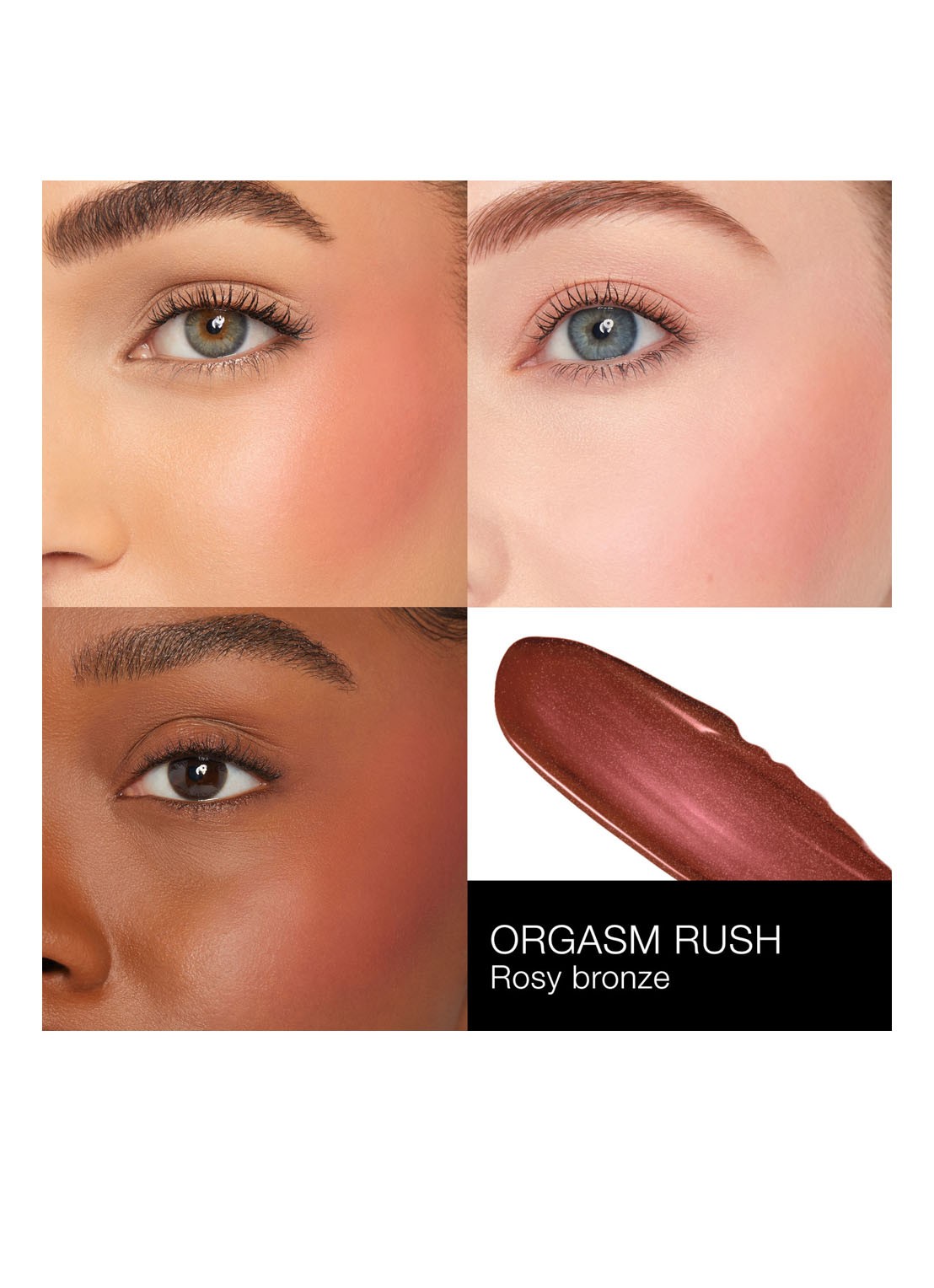 NARS Afterglow Liquid Blush - vloeibare blush - detail 3 orgasm rush