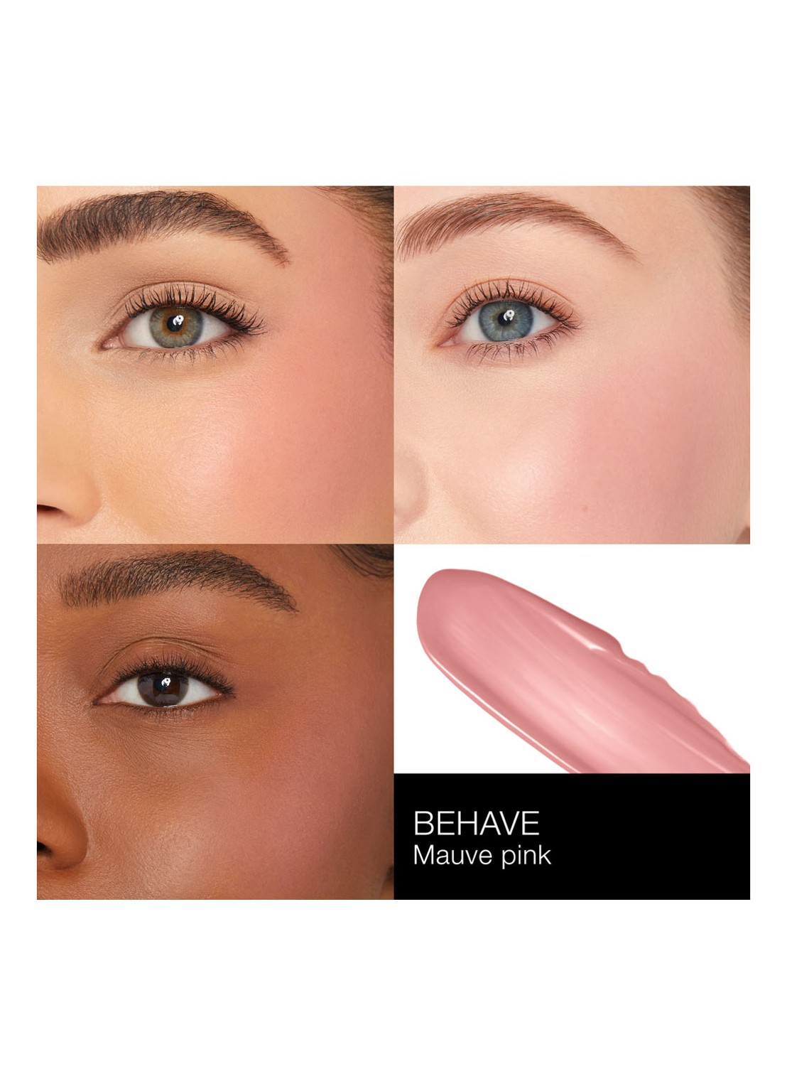 NARS Afterglow Liquid Blush - vloeibare blush - detail 4 behave