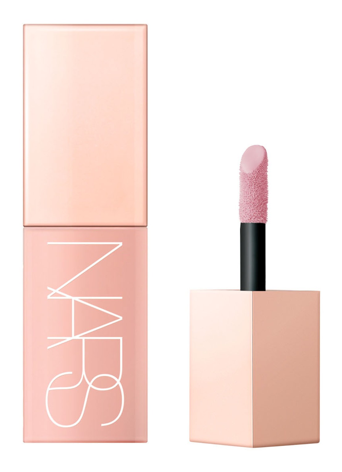 NARS Afterglow Liquid Blush - vloeibare blush - voorkant behave
