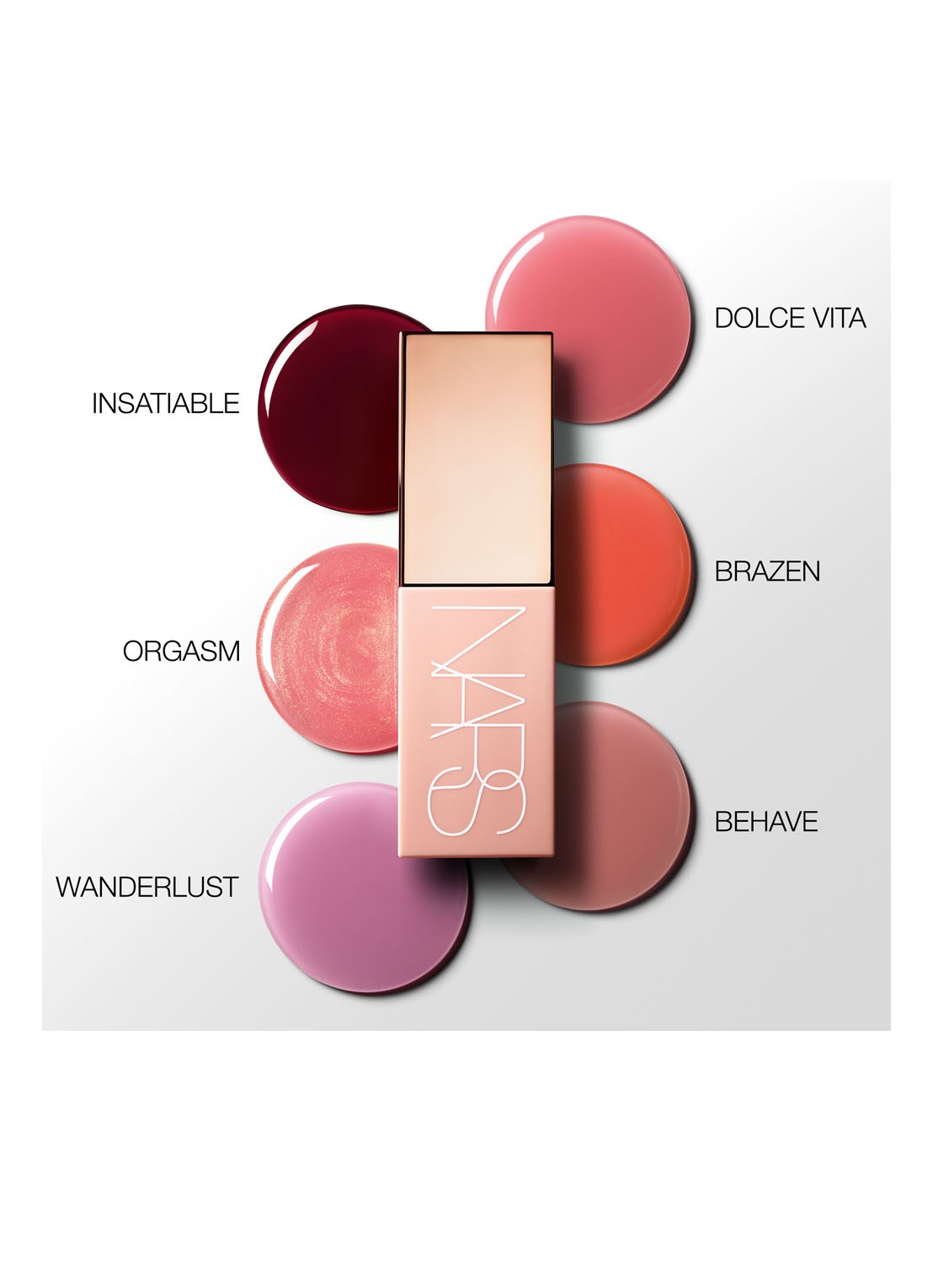 NARS Afterglow Liquid Blush - vloeibare blush - detail 5 dolce vita