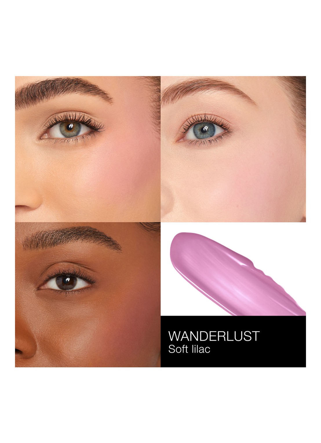 NARS Afterglow Liquid Blush - vloeibare blush - detail 4 wanderlust
