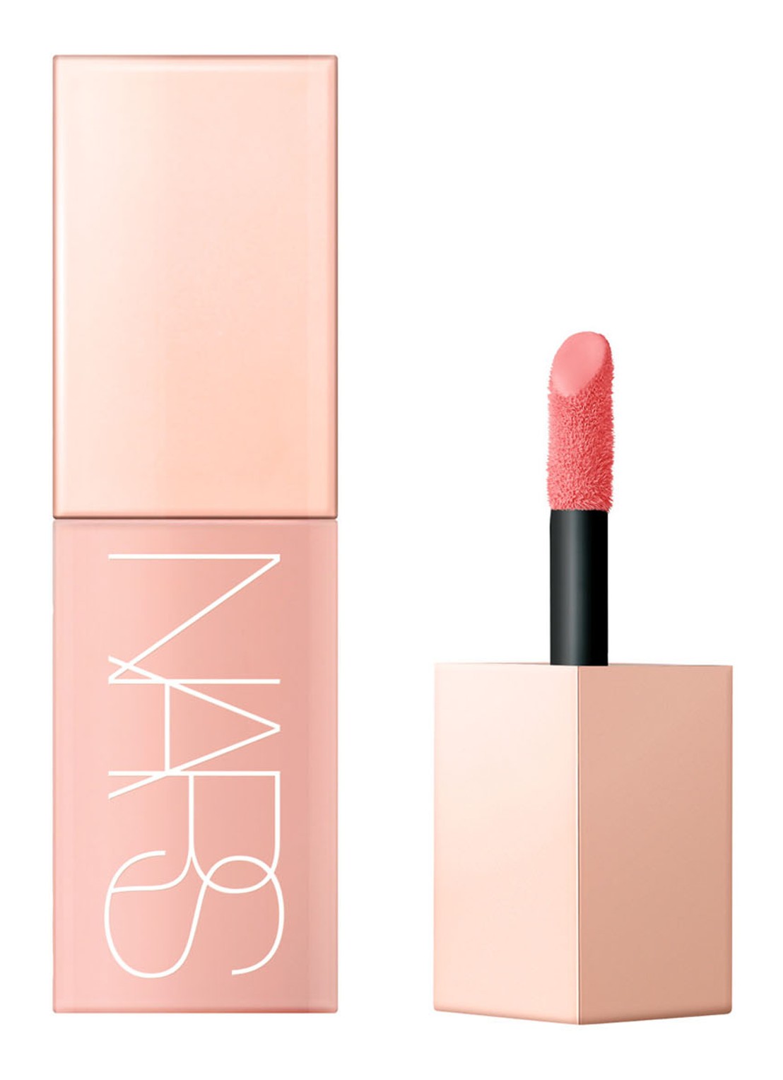 NARS Afterglow Liquid Blush - vloeibare blush - voorkant 6 brazen 