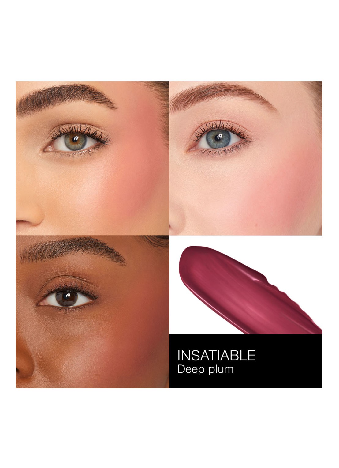 NARS Afterglow Liquid Blush - vloeibare blush - detail 3 insatiable