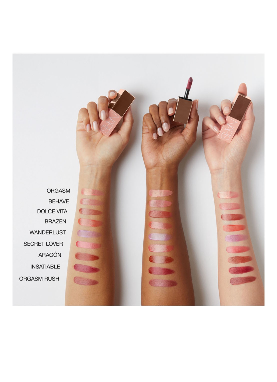 NARS Afterglow Liquid Blush - vloeibare blush - detail 3 aragón