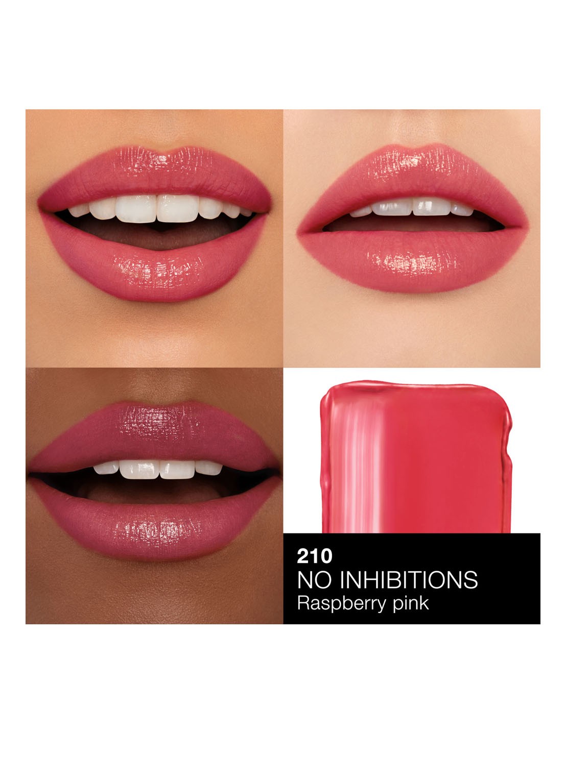 NARS Afterglow Sensual Shine Lipstick - detail 2 no inhibitions - 210