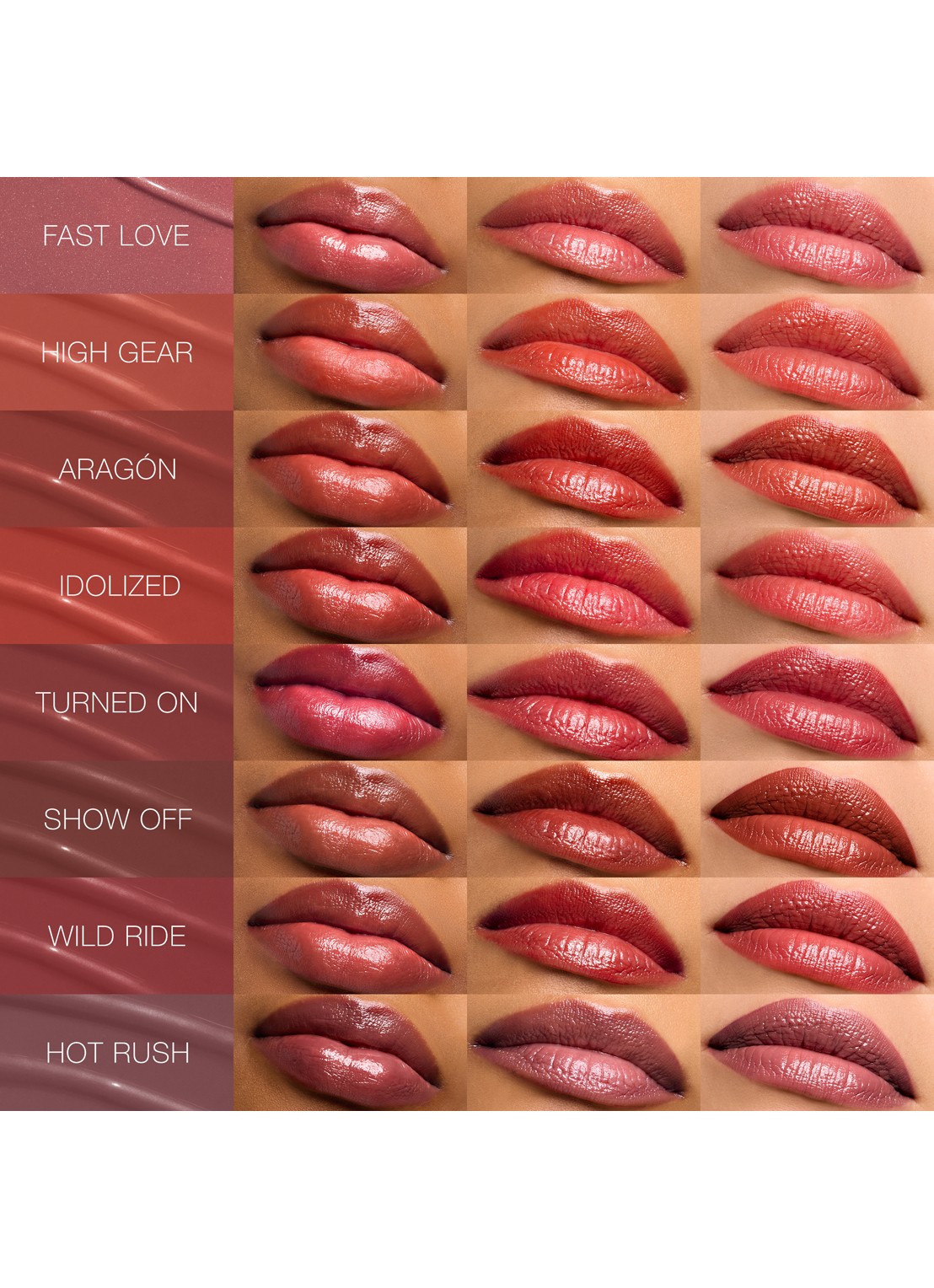 NARS Afterglow Sensual Shine Lipstick  - detail 2 215 - fast love