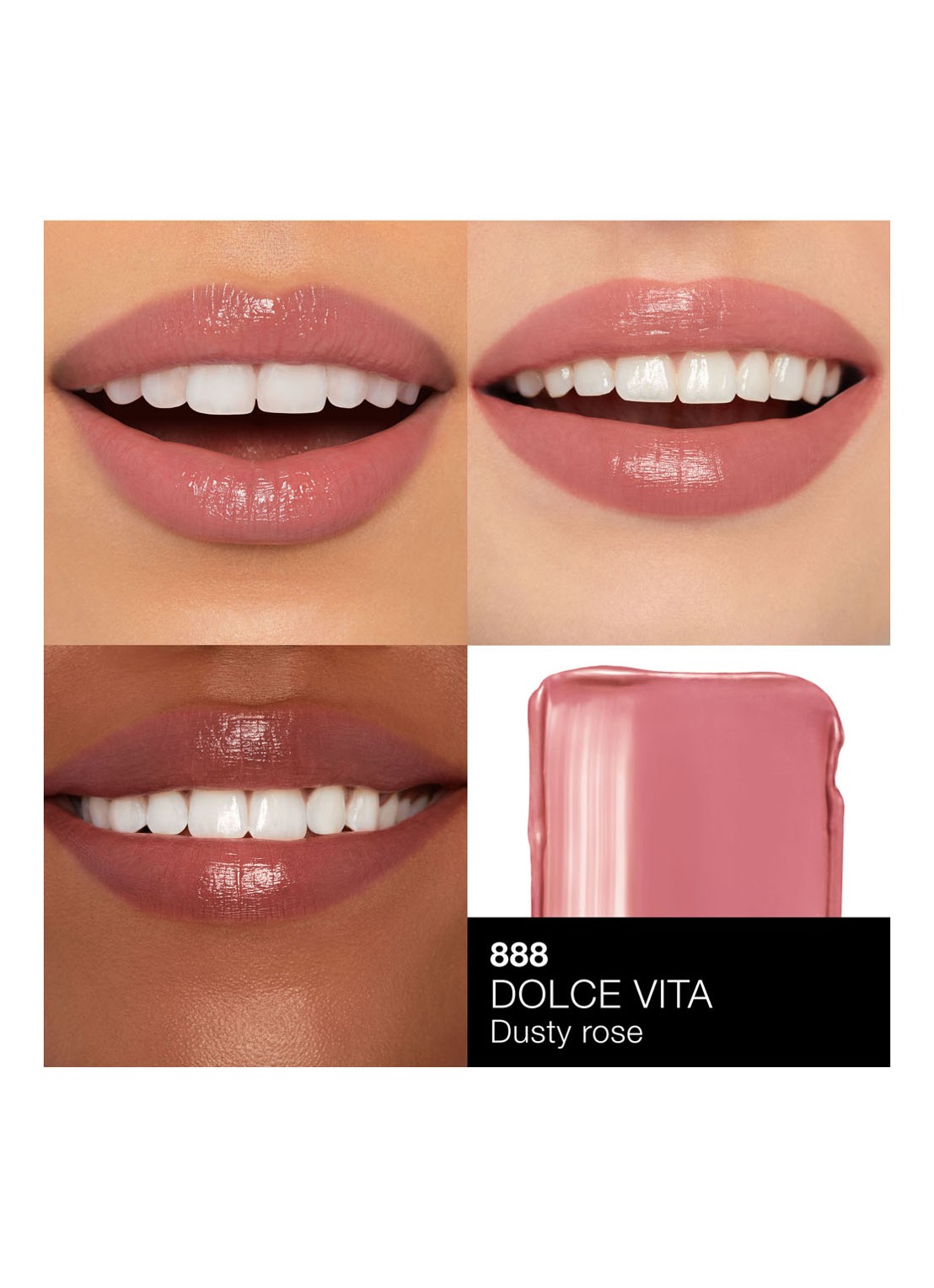 NARS Afterglow Sensual Shine Lipstick - detail 5 dolce vita - 888