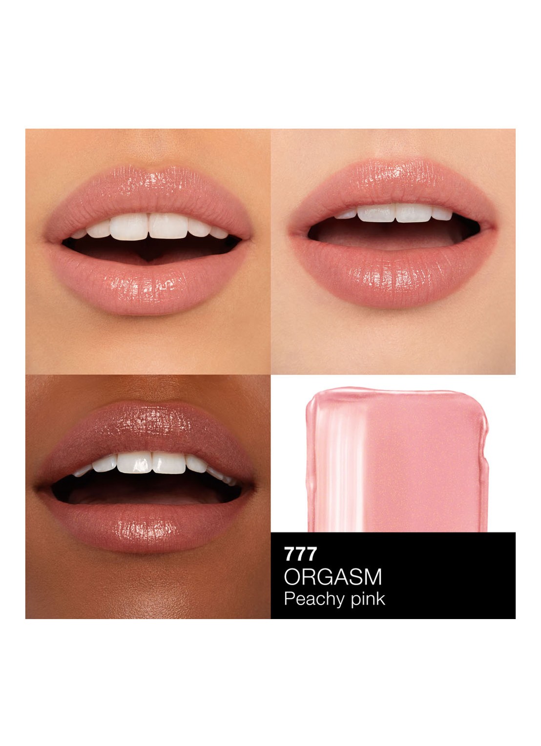 NARS Afterglow Sensual Shine Lipstick - detail 5 orgasm - 777