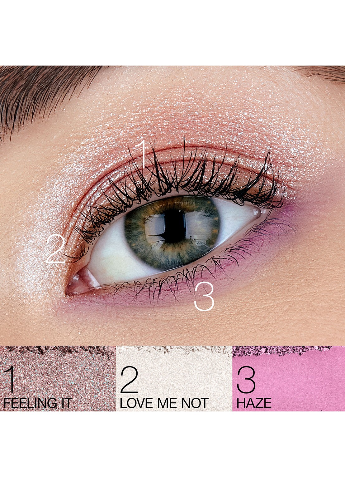 NARS Afterglow Tempting Eyeshadow Palette - oogschaduw palette - detail 5 sweet