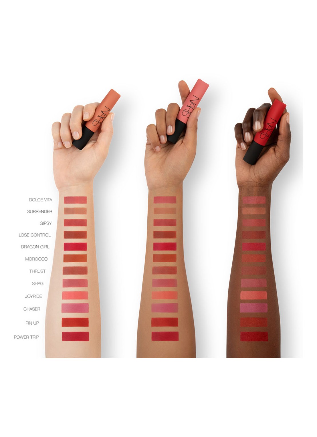NARS Air Matte Lip Color - liquid lipstick - detail 3 lose control