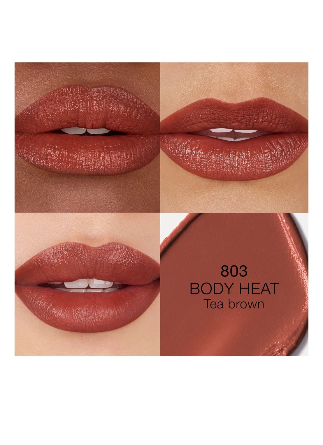 NARS Explicit Lipstick Refill - navulling - detail 4 body heat - 803