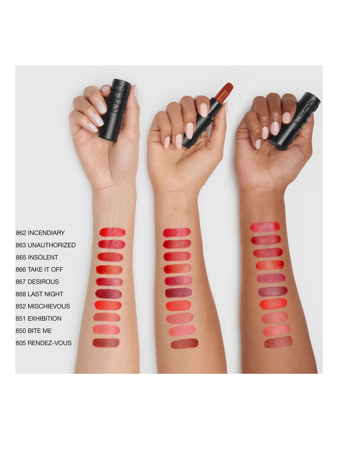 NARS Explicit Lipstick - detail 2 bite me – 850