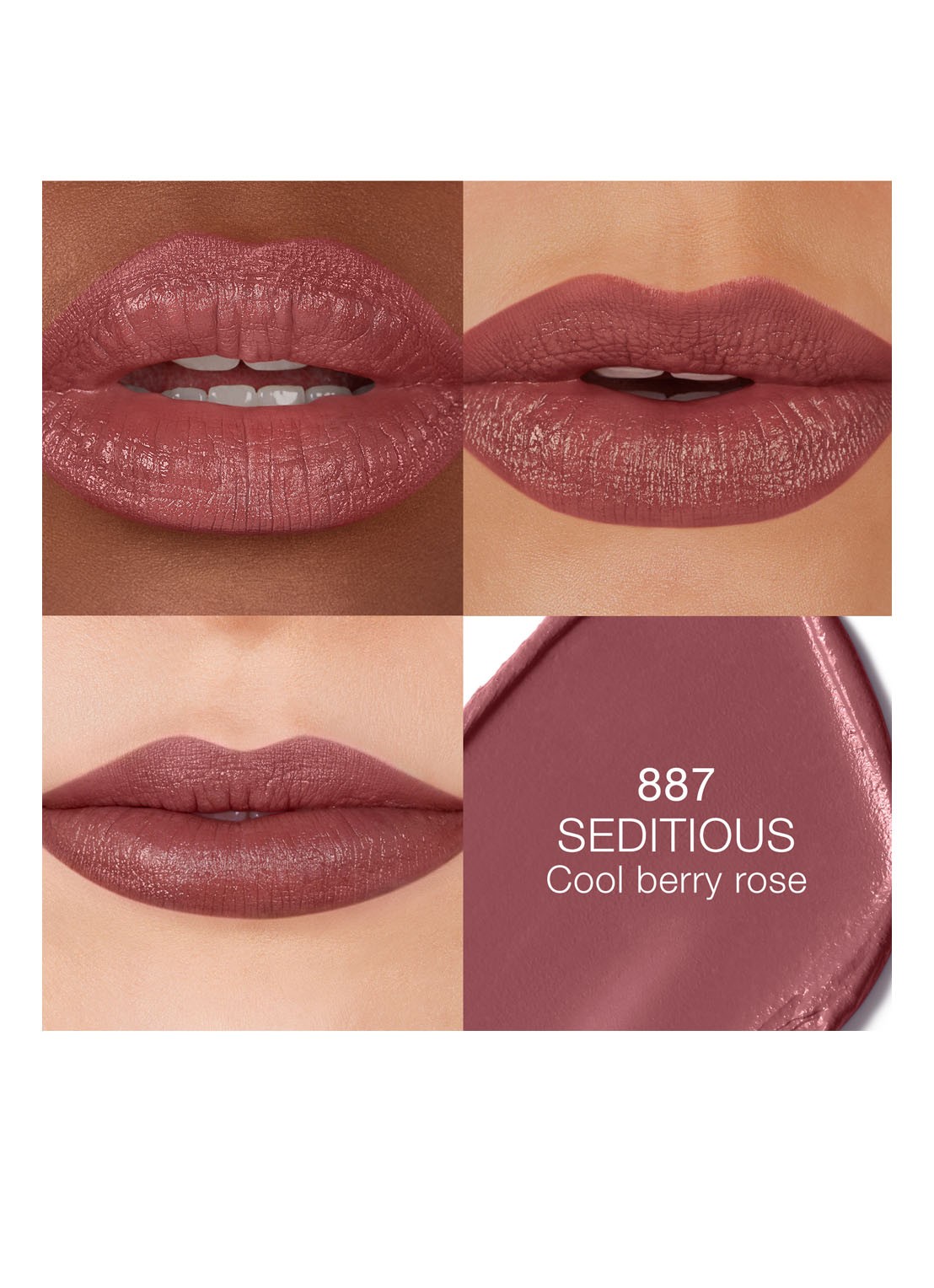 NARS Explicit Lipstick - detail 2 seditious - 887