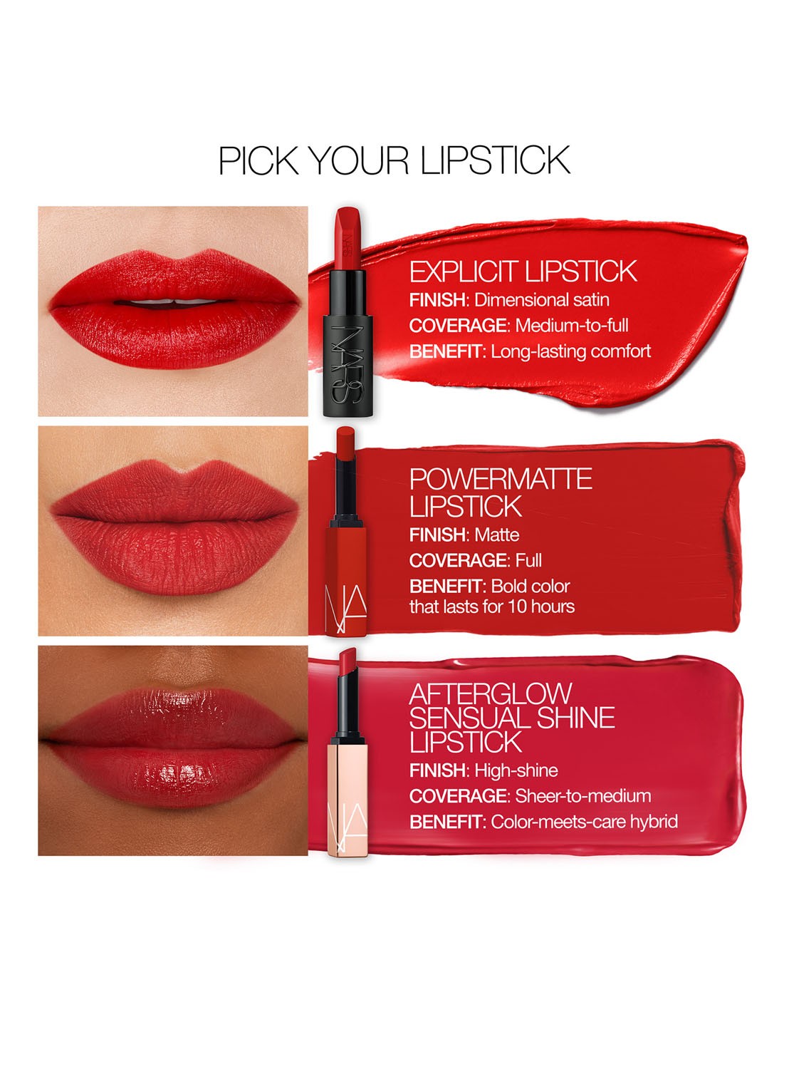 NARS Explicit Lipstick - detail 6 indecent - 801