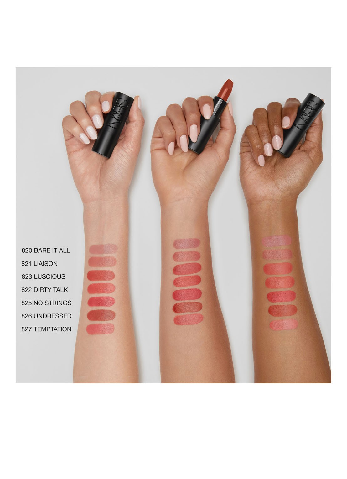 NARS Explicit Lipstick - detail 5 luscious - 823