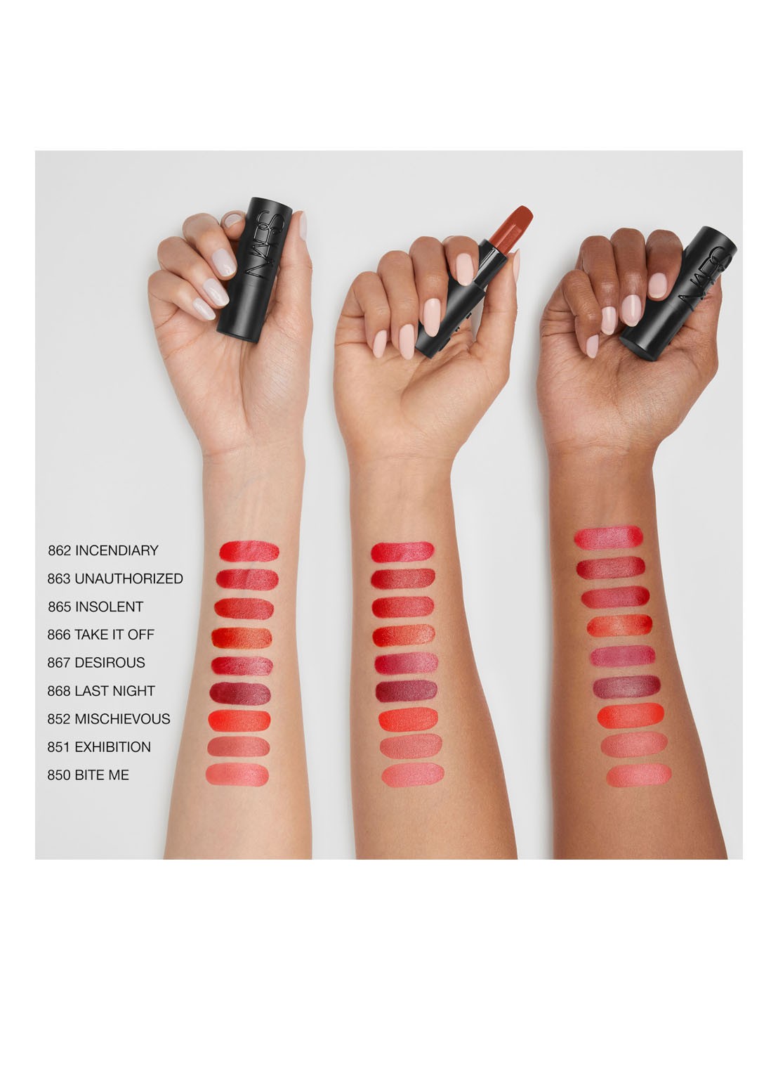 NARS Explicit Lipstick - detail 7 take it off - 866