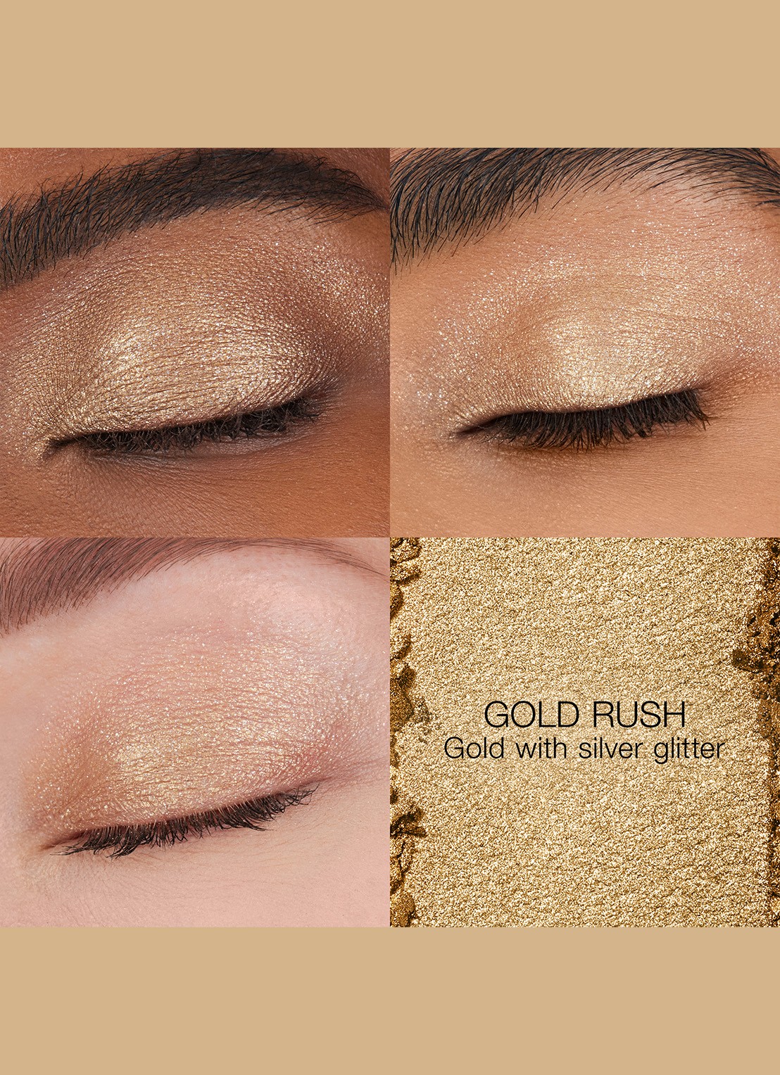 NARS Gold Rush Eyeshadow - Limited Edition oogschaduw - detail 3 gold rush