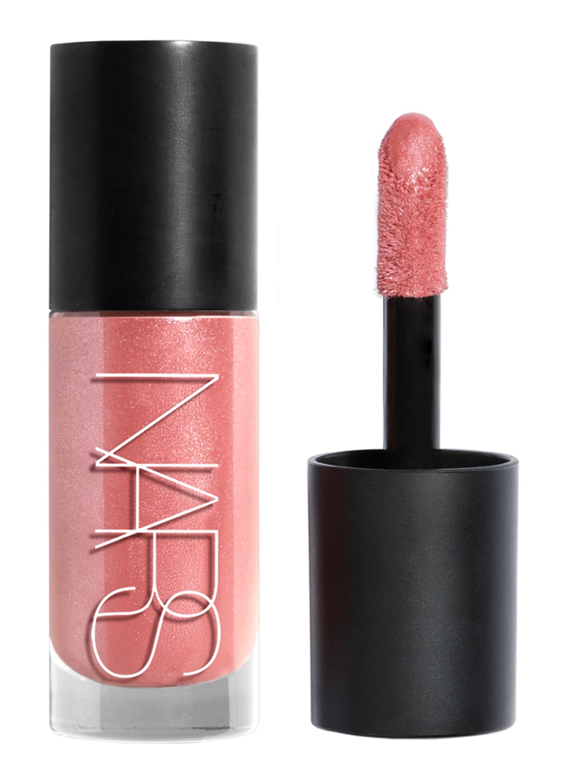 NARS Insatiable Liquid Blush - vloeibare blush - voorkant 6 orgasm