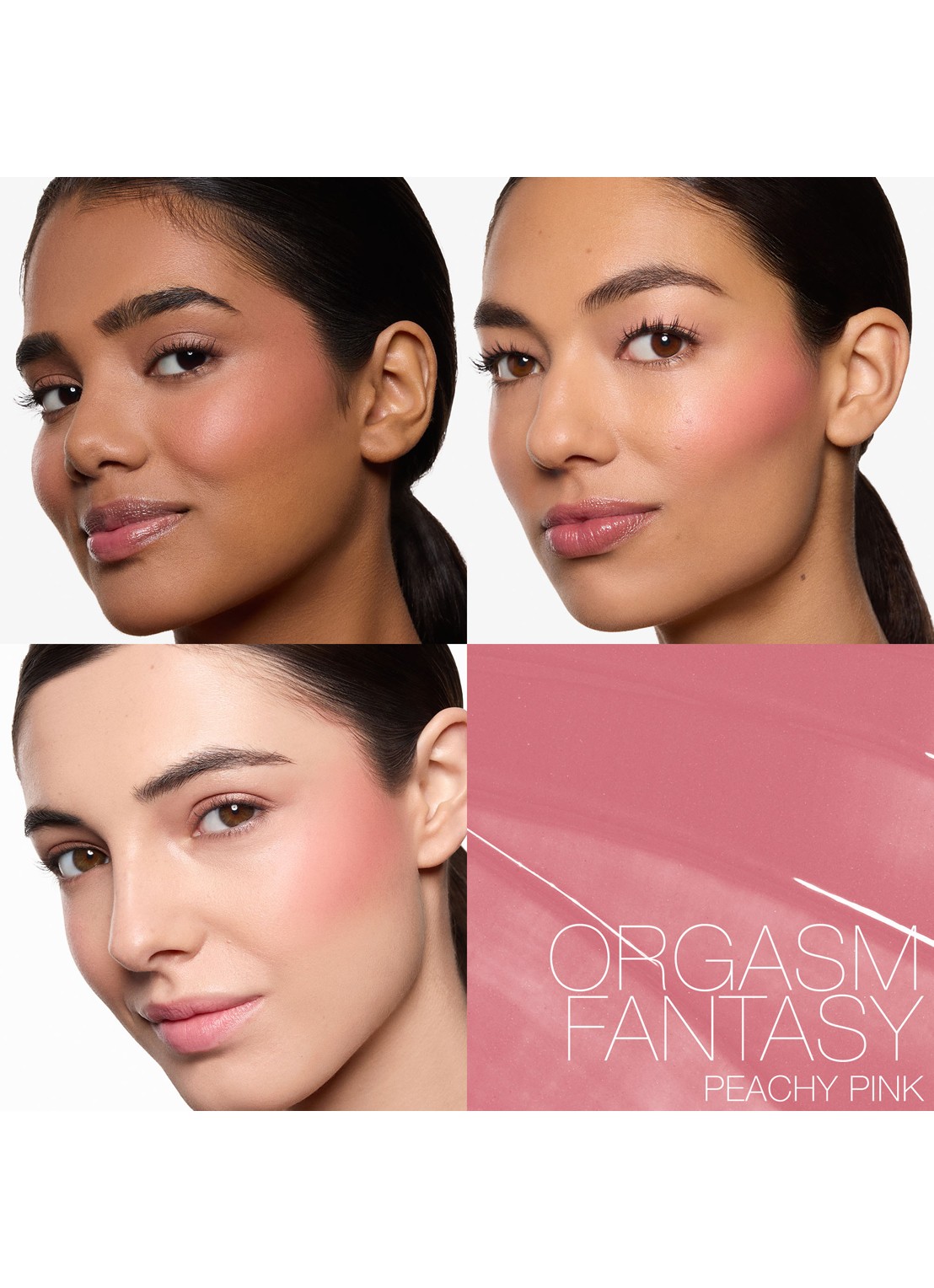 NARS Insatiable Liquid Blush - vloeibare blush - detail 2 orgasm fantasy