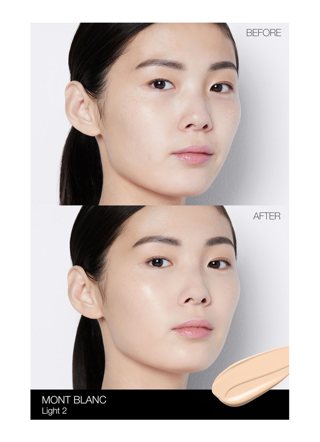 NARS Light Reflecting Foundation - detail 3 mont blanc