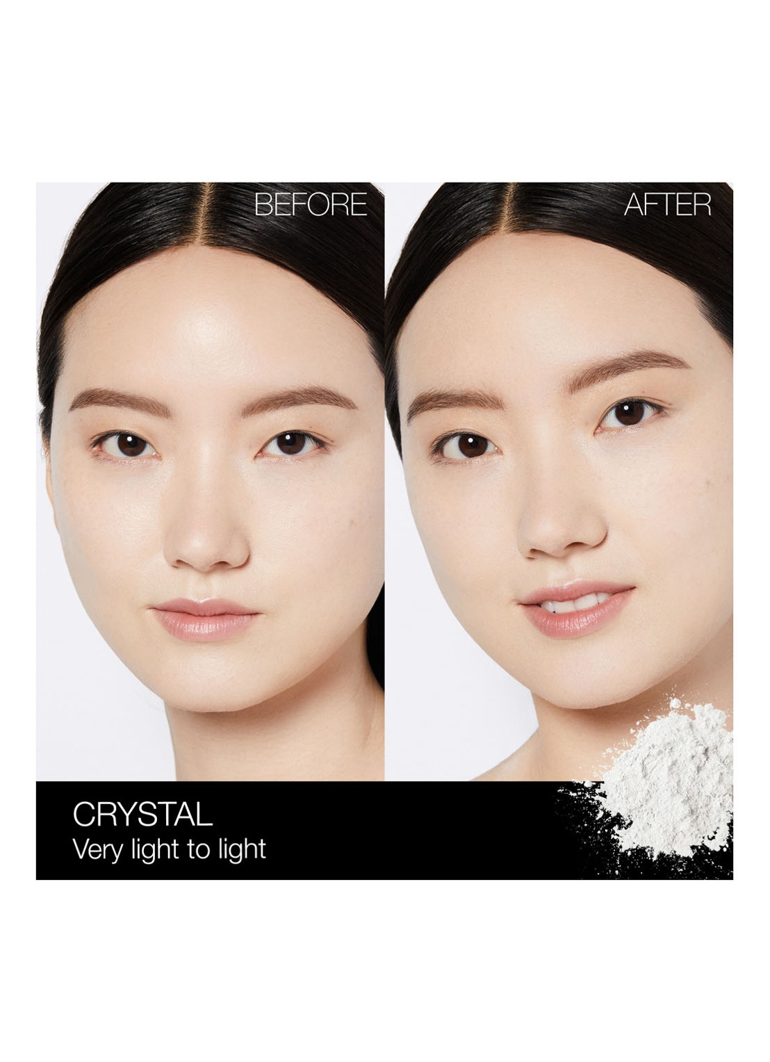 NARS Light Reflecting Loose Setting Powder - losse poeder - detail 5 crystal