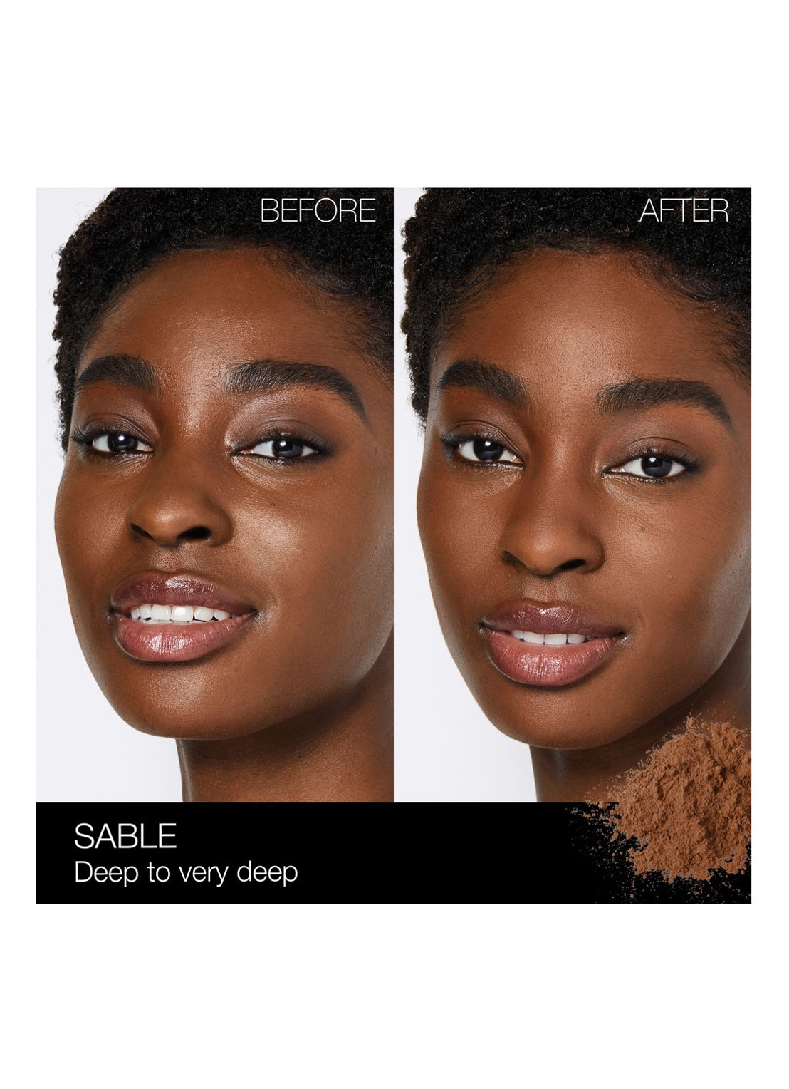 NARS Light Reflecting Loose Setting Powder - losse poeder - detail 5 sable