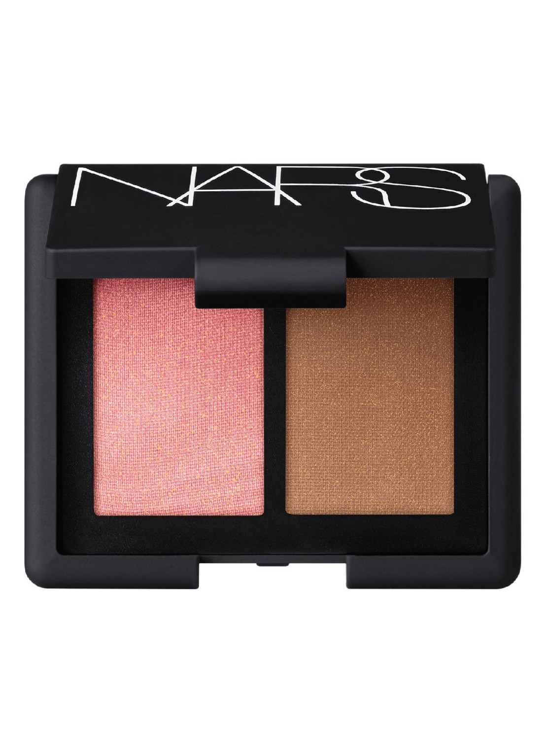NARS Mini Blush & Bronzer Duo - mini - voorkant 2 orgasm/laguna