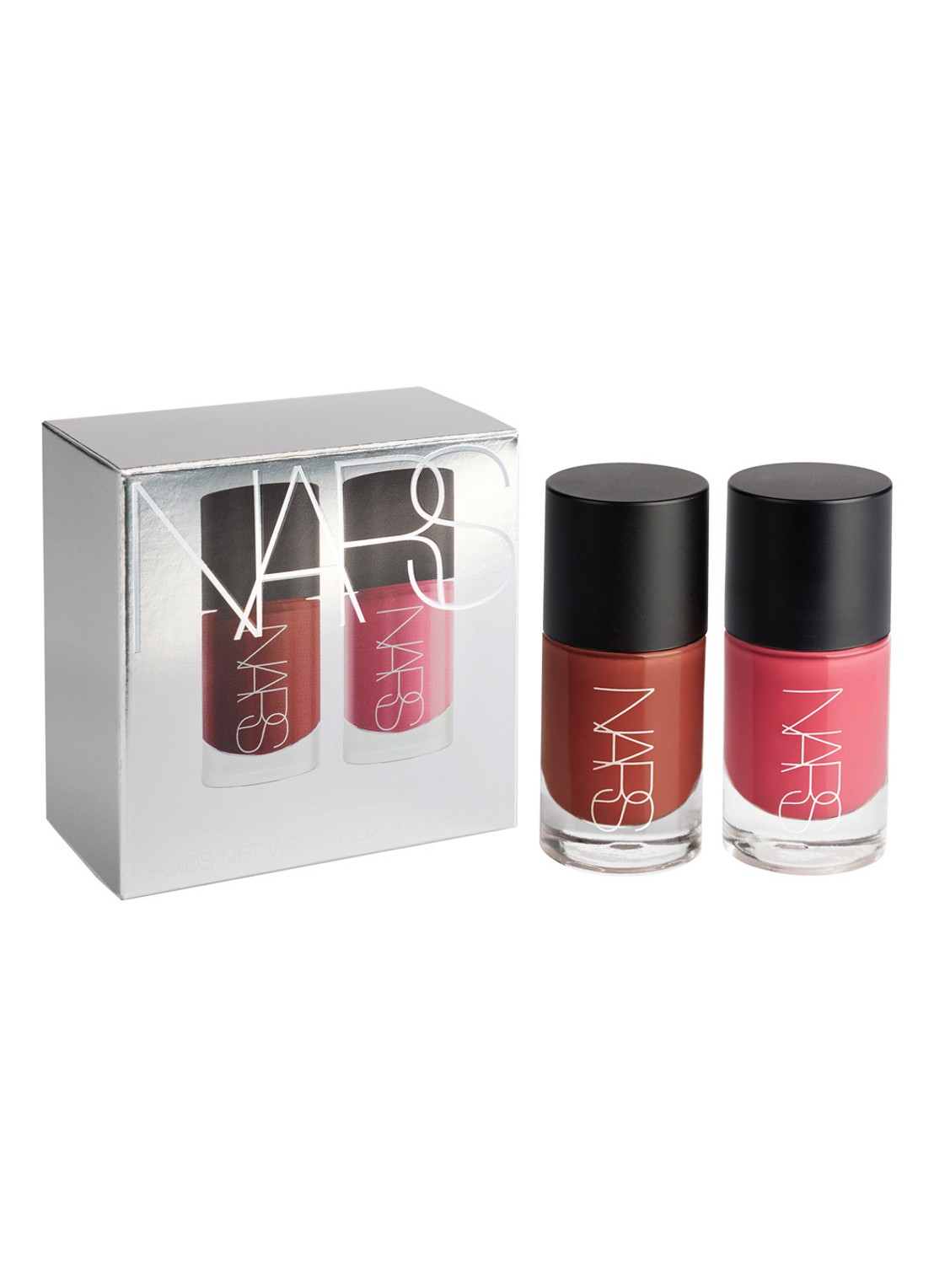NARS Mini Insatiable Liquid Blush Duo - vloeibare blush - voorkant 4 all access / worship
