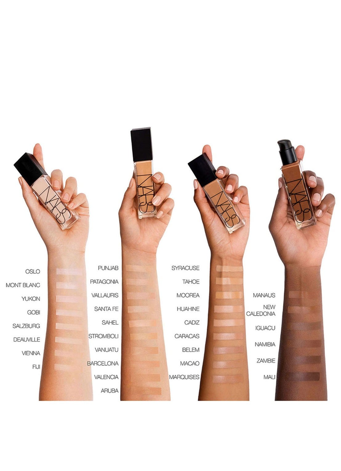 NARS Natural Radiant Longwear Foundation - voorkant 2 punjab