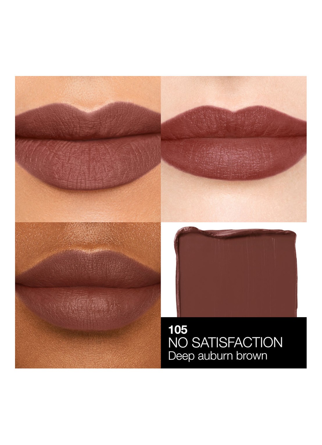 NARS Powermatte High-Intensity Lipstick  - detail 2 no satisfaction - 105
