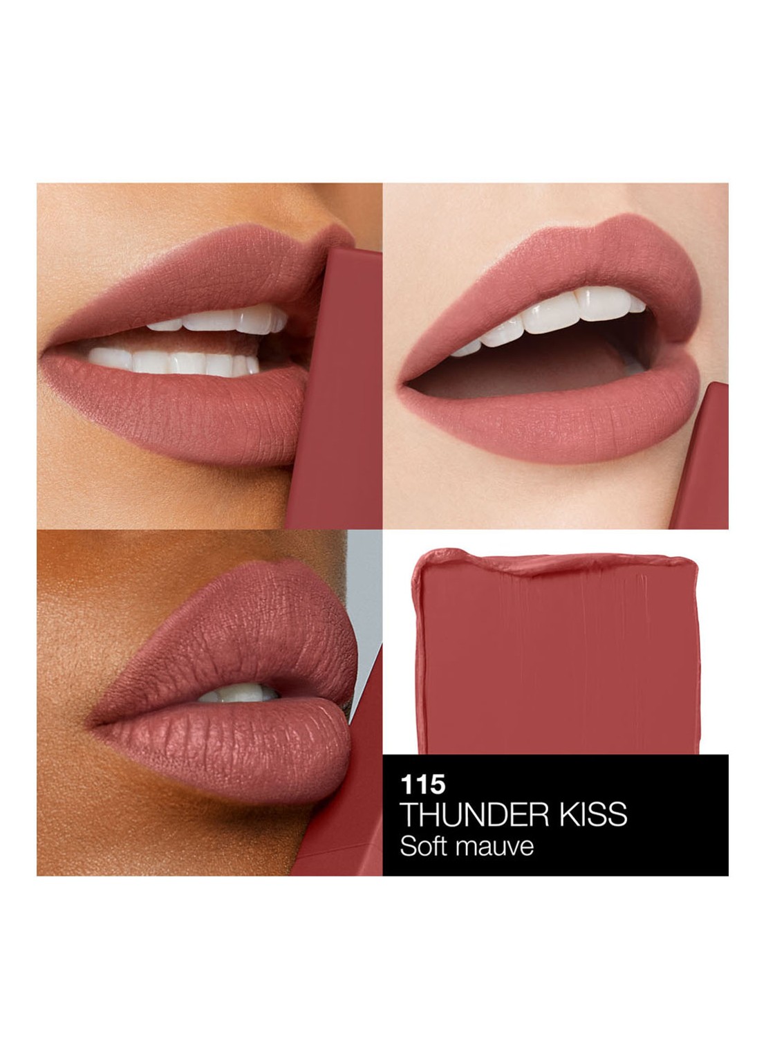 NARS Powermatte High-Intensity Lipstick  - detail 4 thunder kiss - 115