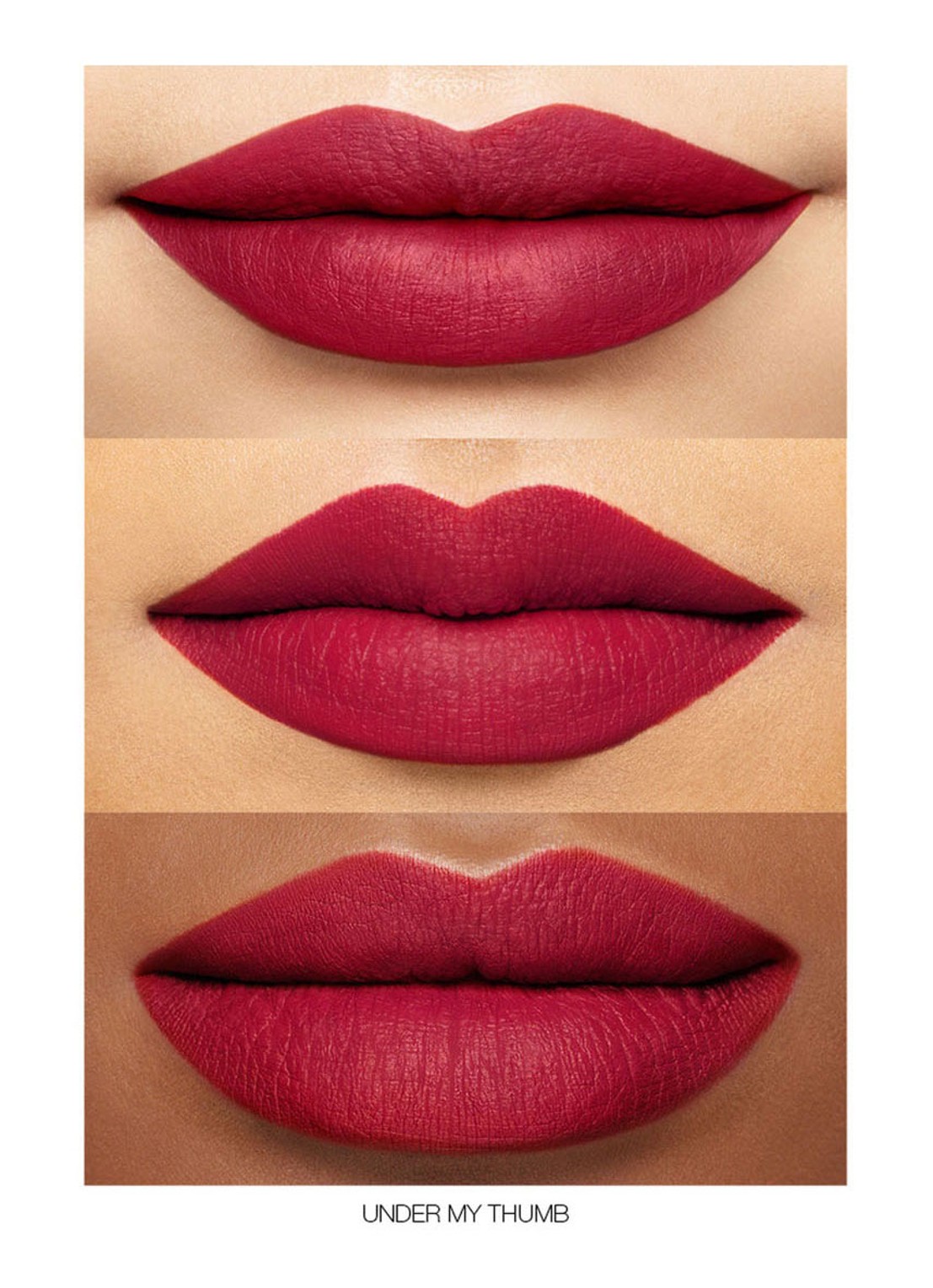 NARS Powermatte Lip Pigment – liquid lipstick - detail 3 under my thumb