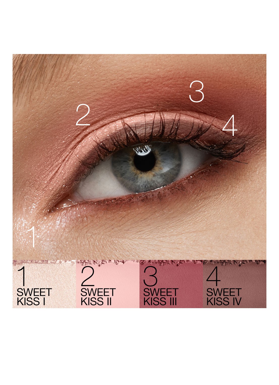 NARS Quad Eyeshadow - Limited Edition oogschaduwpalette - detail 7 sweet kiss